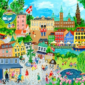 Eeboo Puzzle 1000 Pieces - Kbenhavn