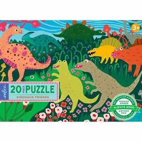 Eeboo Puzzle 20 Pieces - Dinosaur Friends