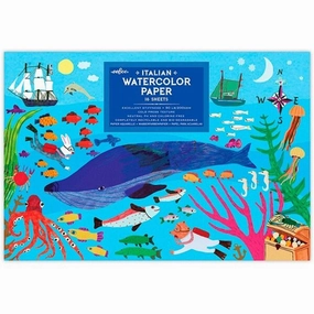 Eeboo Watercolor Paper - Under the Sea
