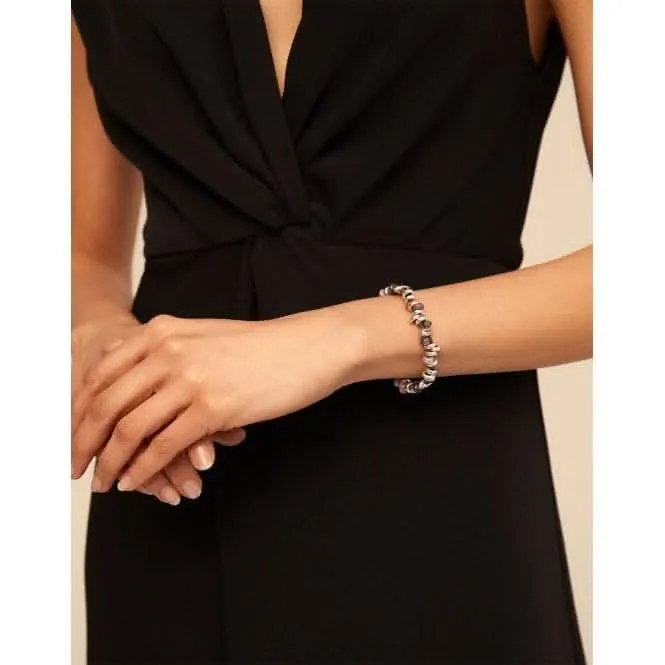 Bracelet en pierre naturelle multicolore cristal Unode50 Bijoux et Accessoires
