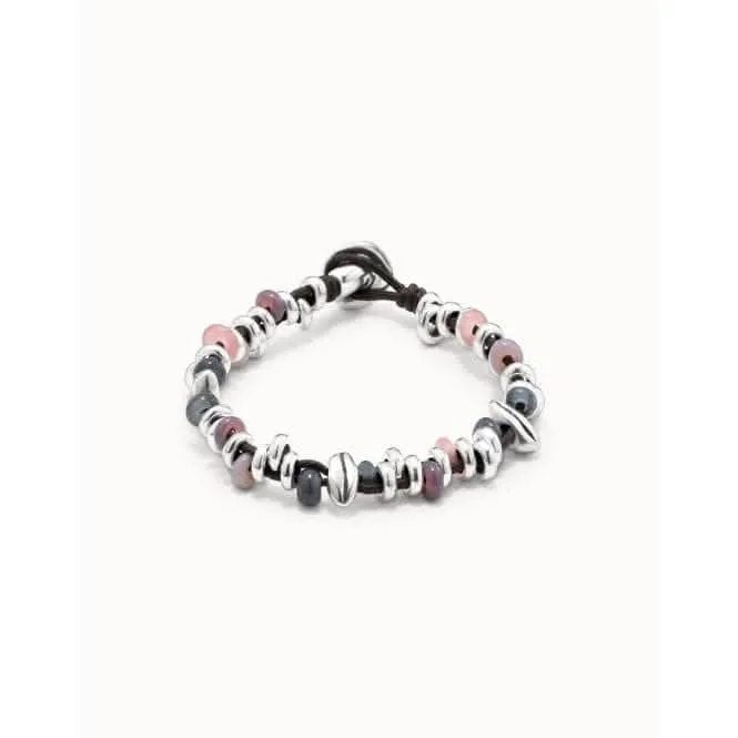 Bracelet en pierre naturelle multicolore cristal Unode50 Bijoux et Accessoires