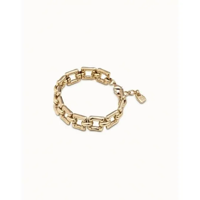 Bracelet Femme Fatale en Métal Doré Unode50 Bijoux et Accessoires