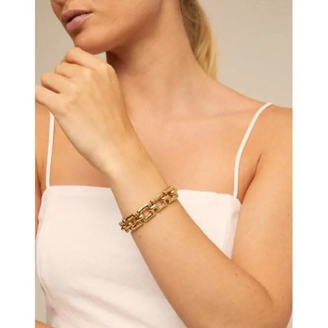 Bracelet Femme Fatale en Métal Doré Unode50 Bijoux et Accessoires