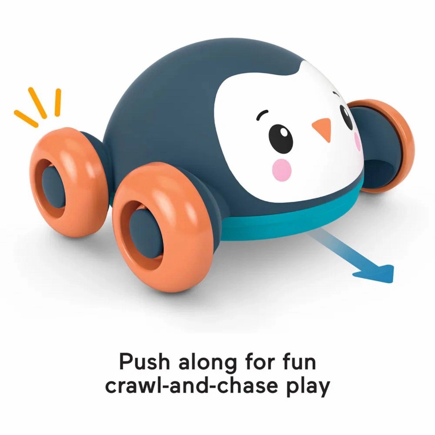Fisher-Price Roll, Pop & Zoom Friends Penguin