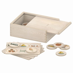 FLEXA PLAY Wooden Picture Lotto Multi Color