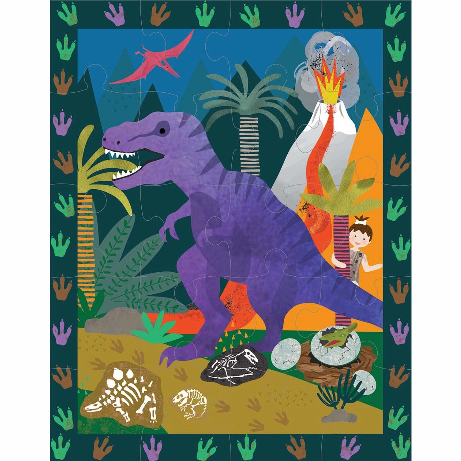 Floss & Rock Dino Magnetisk Multi Play