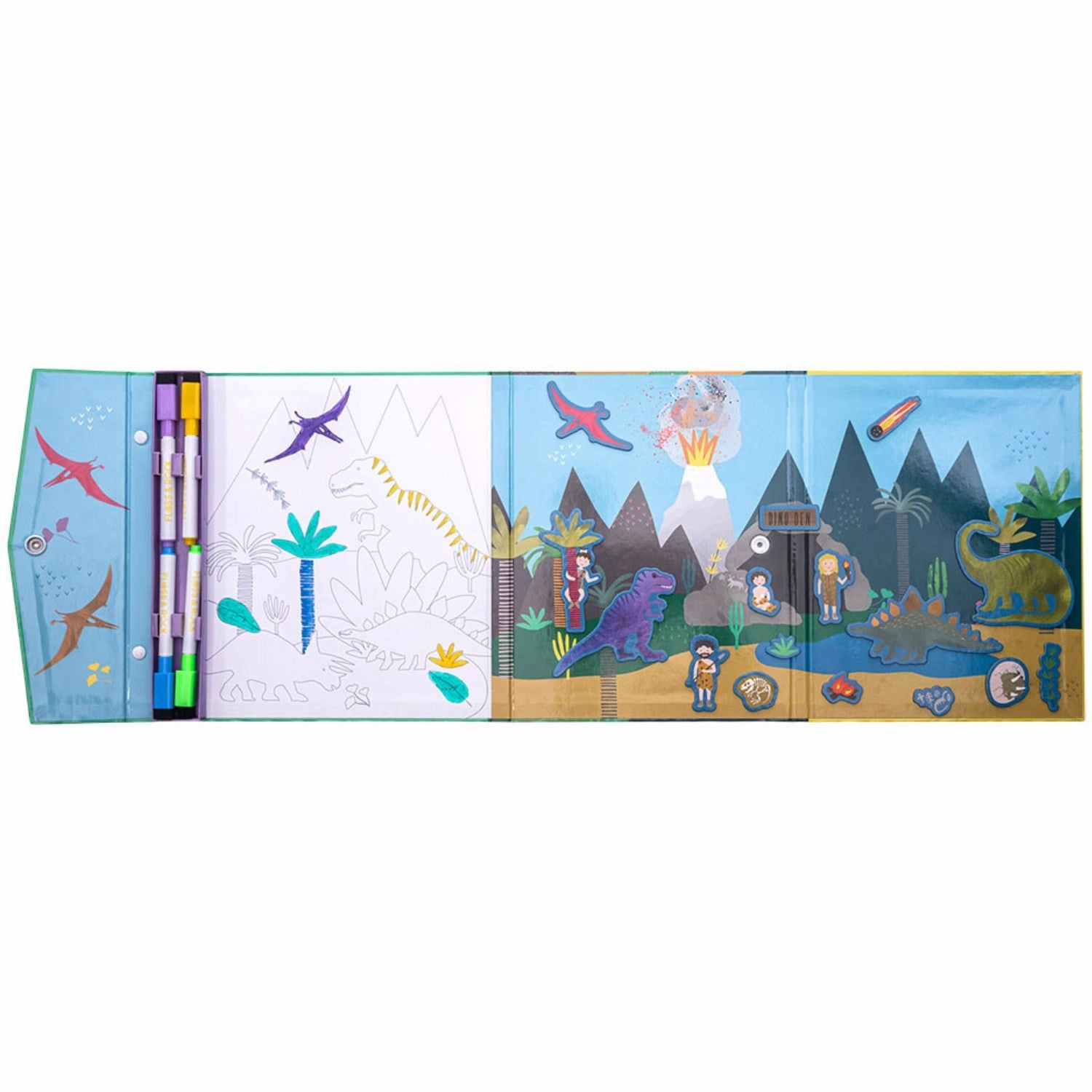 Floss & Rock Dino Magnetisk Multi Play