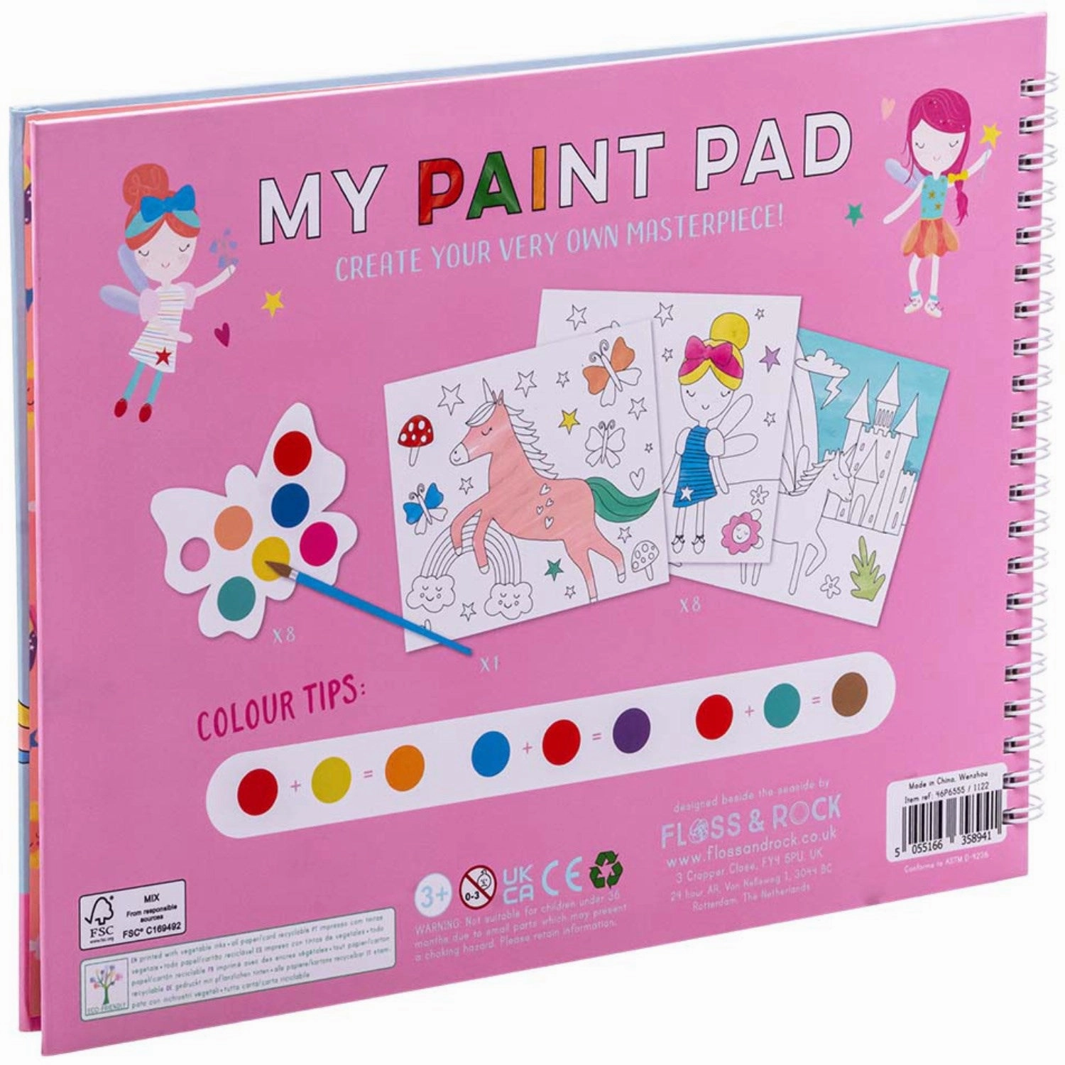 Floss & Rock Min maler palette Rainbow Fairy
