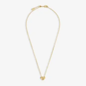 Collier ajustable plaqué or 46 cm avec zirconia cœur brillant 7175 Joma Jewellery