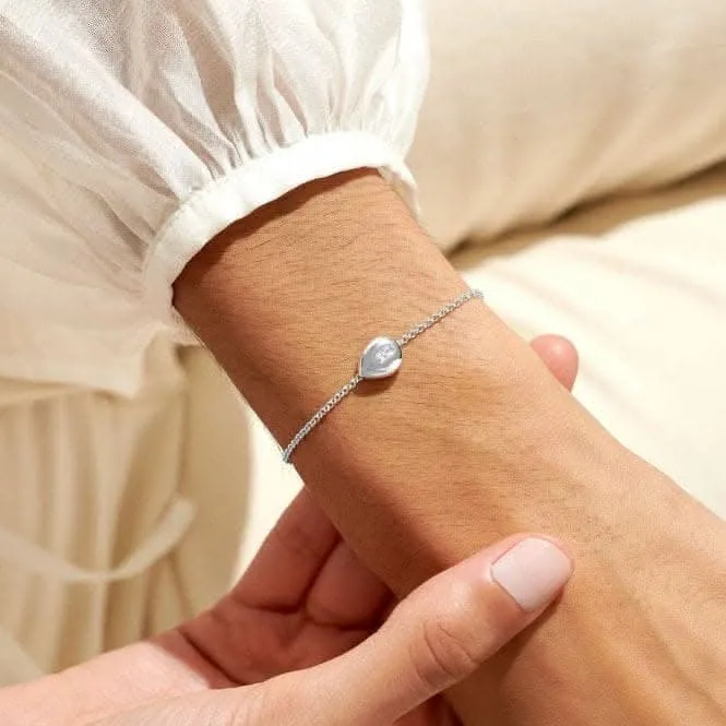 Bracelet ajustable en zircone argentée en forme de larme Gem Glow 19cm 7173 Joma Jewellery