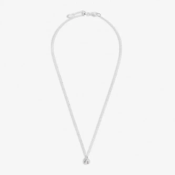 Collier ajustable en zircone argenté en forme de larme Gem Glow 46cm 7172 Joma Jewellery