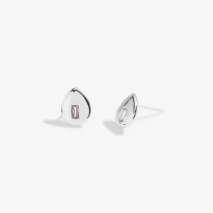 Boucles d'oreilles à clous en zircone en forme de larme argentée Gem Glow 7174 Joma Jewellery