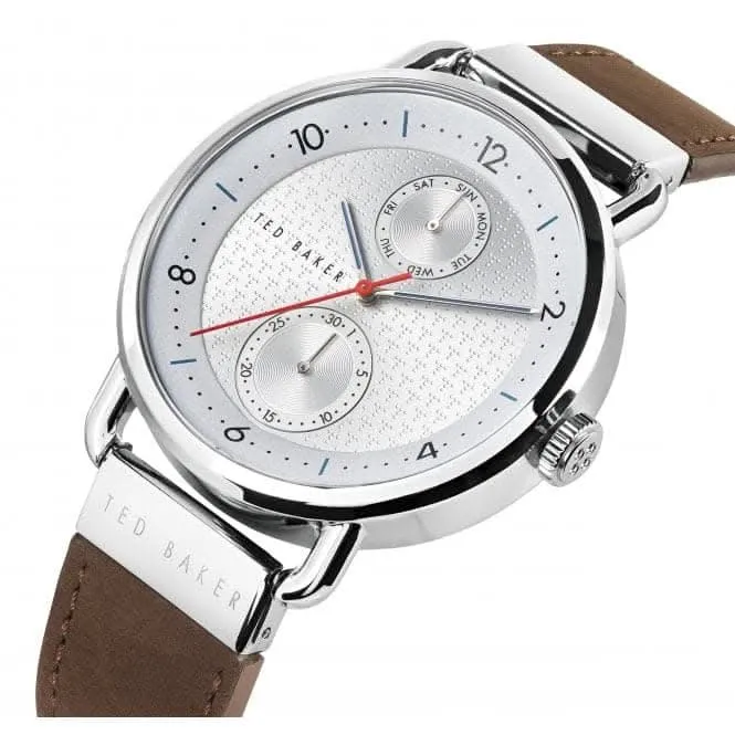 Montre pour hommes Brixam en acier inoxydable finition argentée BKPBXF004
