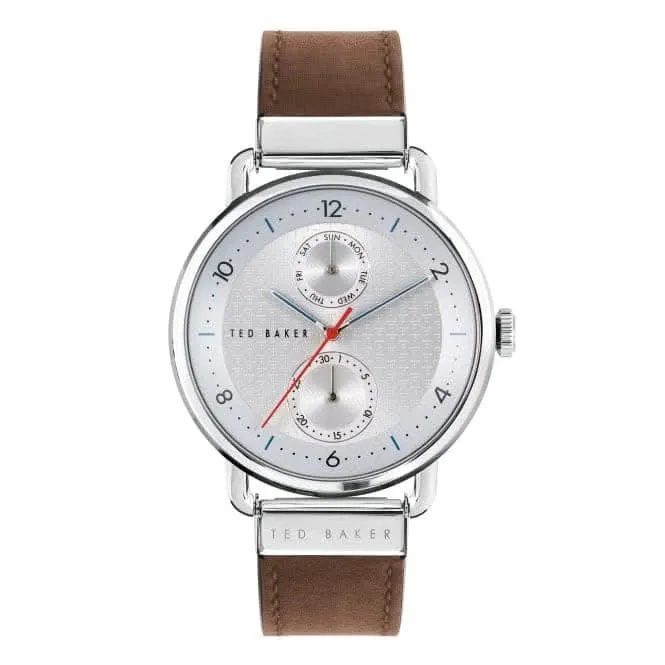 Montre pour hommes Brixam en acier inoxydable finition argentée BKPBXF004