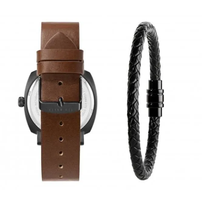 Montre Multifonction en Acier Marron Gents Caine BKGFW2221