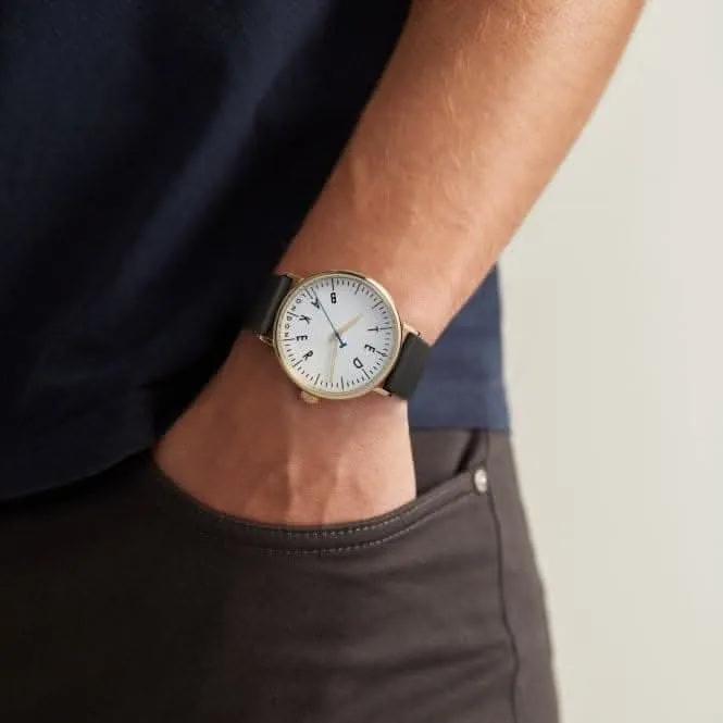 Montre en cuir Dempsey Noir pour Homme BKPDPS302