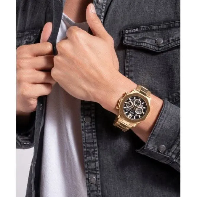 Montre Homme Edge en Acier Inoxydable Doré GW0539G2