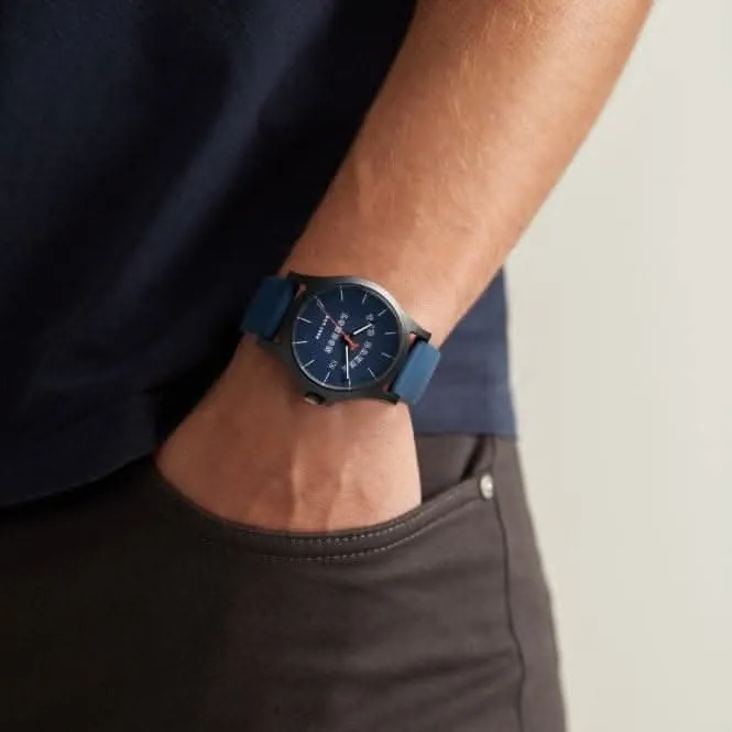 Montre en silicone bleue Gents Irby BKPIRS302