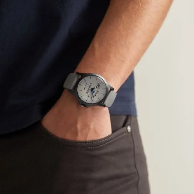 Montre en silicone gris Gents Irby BKPIRS303