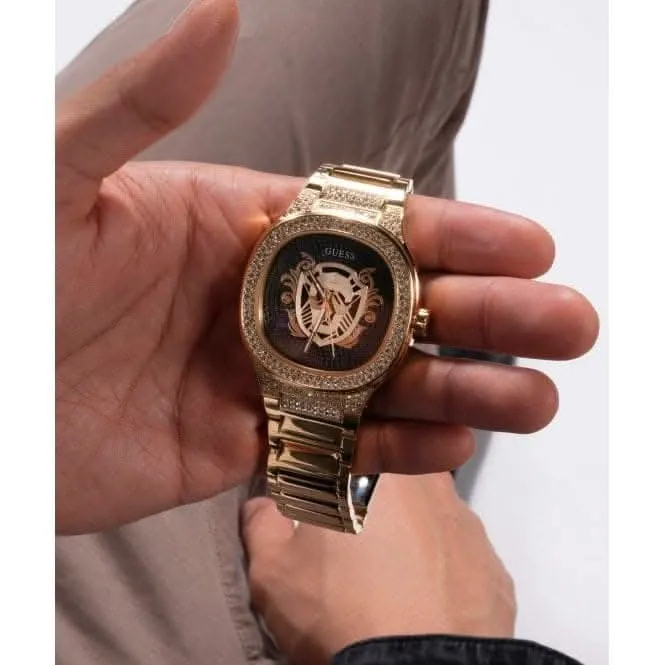 Gents Kingdom Montre en Or Acier Inoxydable GW0565G1