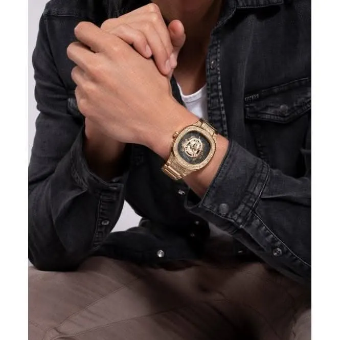 Gents Kingdom Montre en Or Acier Inoxydable GW0565G1