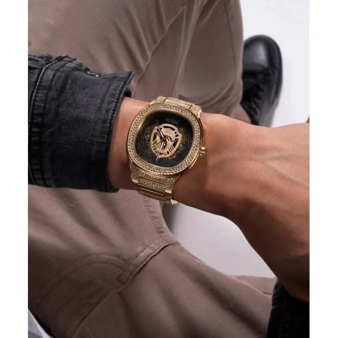 Gents Kingdom Montre en Or Acier Inoxydable GW0565G1