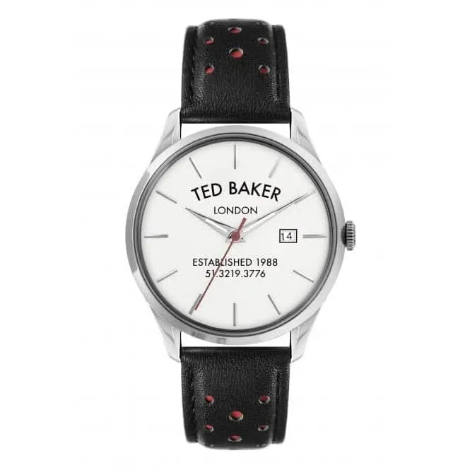 Montre en cuir noir pour hommes Leytonn BKPLTS202
