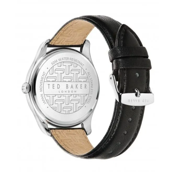 Montre en cuir noir pour hommes Leytonn BKPLTS202