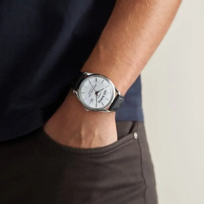 Montre en cuir noir pour hommes Leytonn BKPLTS202