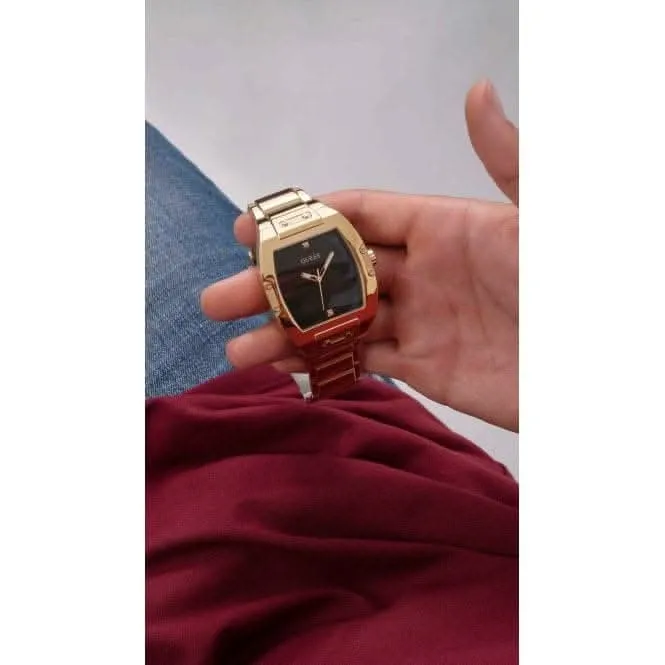 Montre Phoenix pour Hommes en Acier Inoxydable avec Finition Or GW0387G2