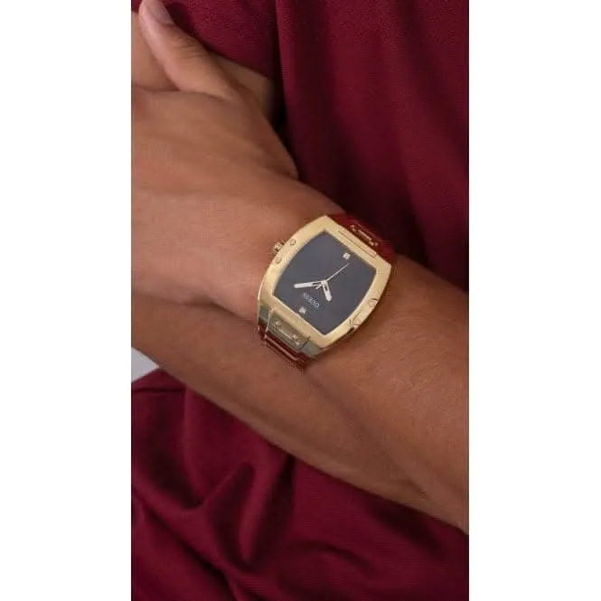 Montre Phoenix pour Hommes en Acier Inoxydable avec Finition Or GW0387G2