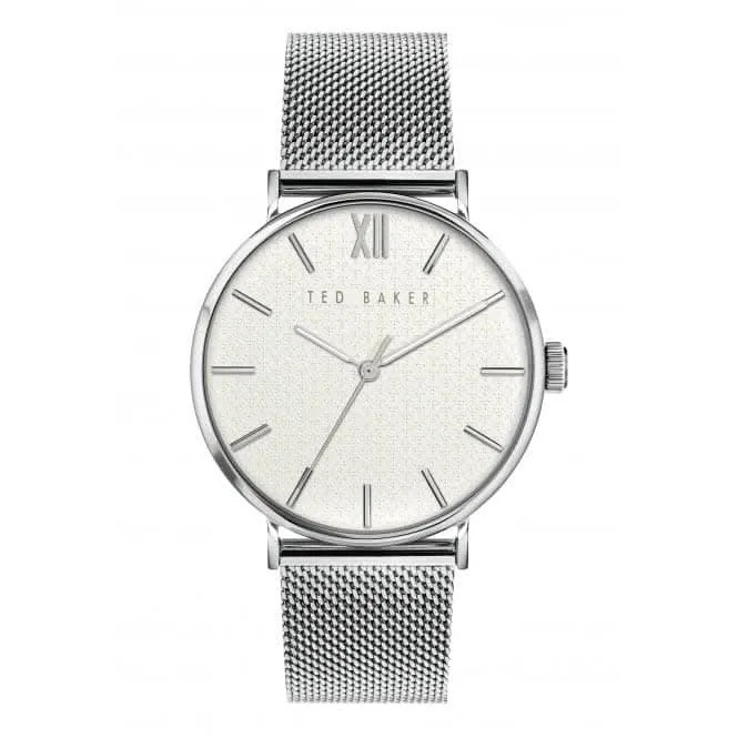 Montre Gents Phylipa Gents en acier inoxydable finition argentée BKPPGS217