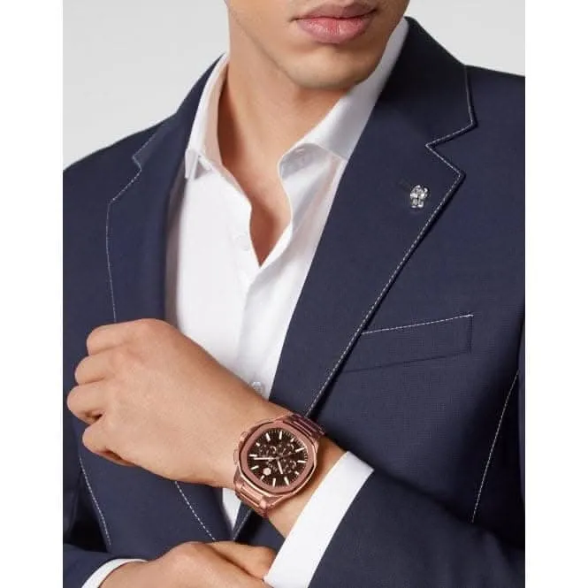 Montre Gents Spectre Chrono en Or Rose PWSAA0623