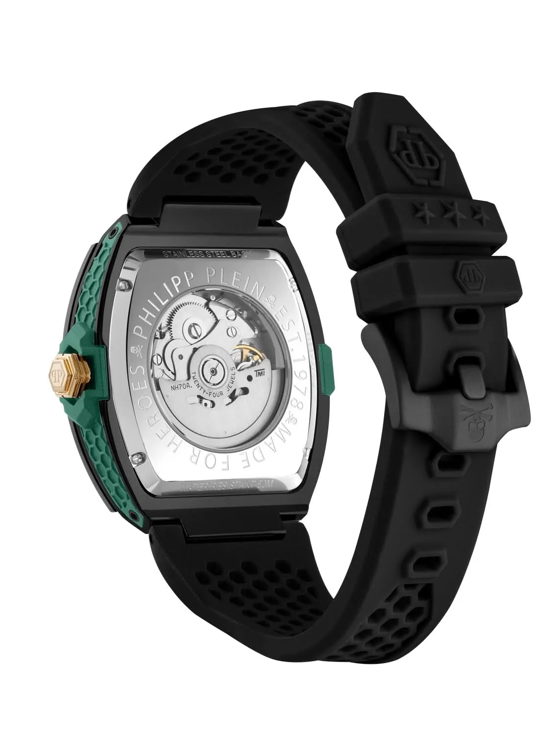 Gents The Skeleton 2.0 Montre Noire PWJFA0325