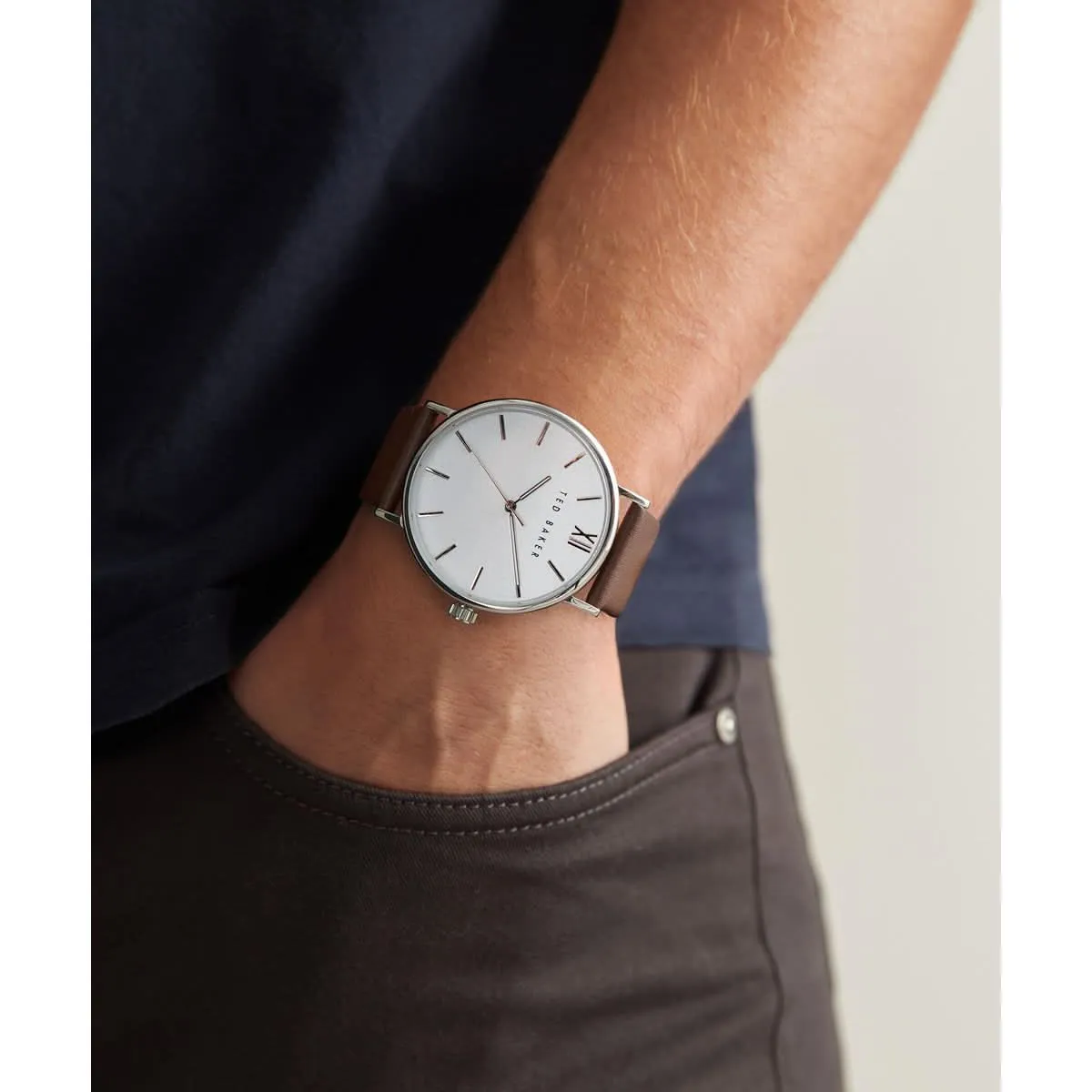Montre intemporelle pour homme blanc BKPPGS215