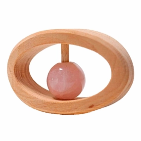 GRIMMS Rattle Rose Quartz