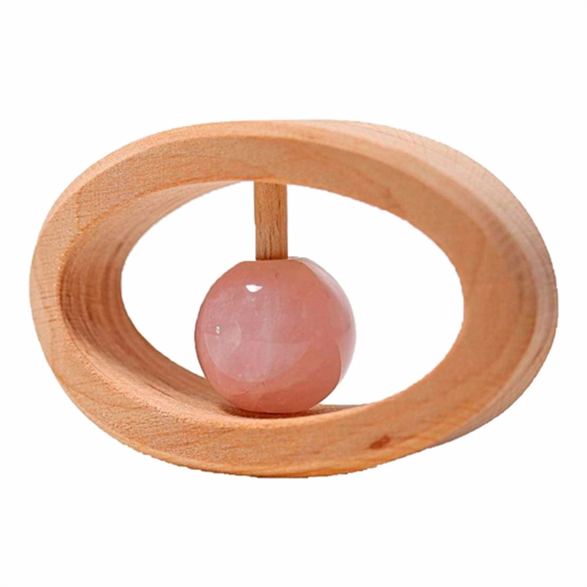 GRIMMS Rattle Rose Quartz