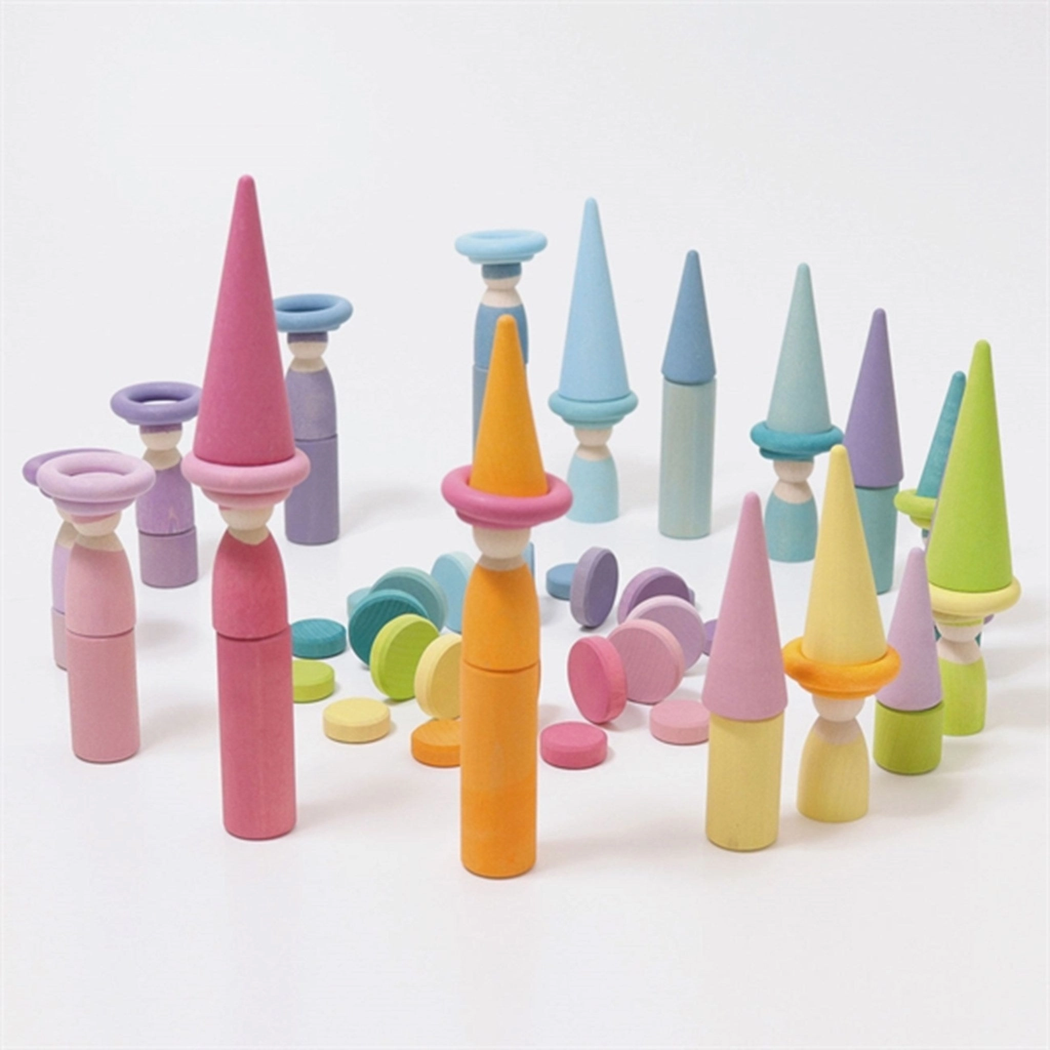 GRIMMS Stacking Game Small Pastel Rollers