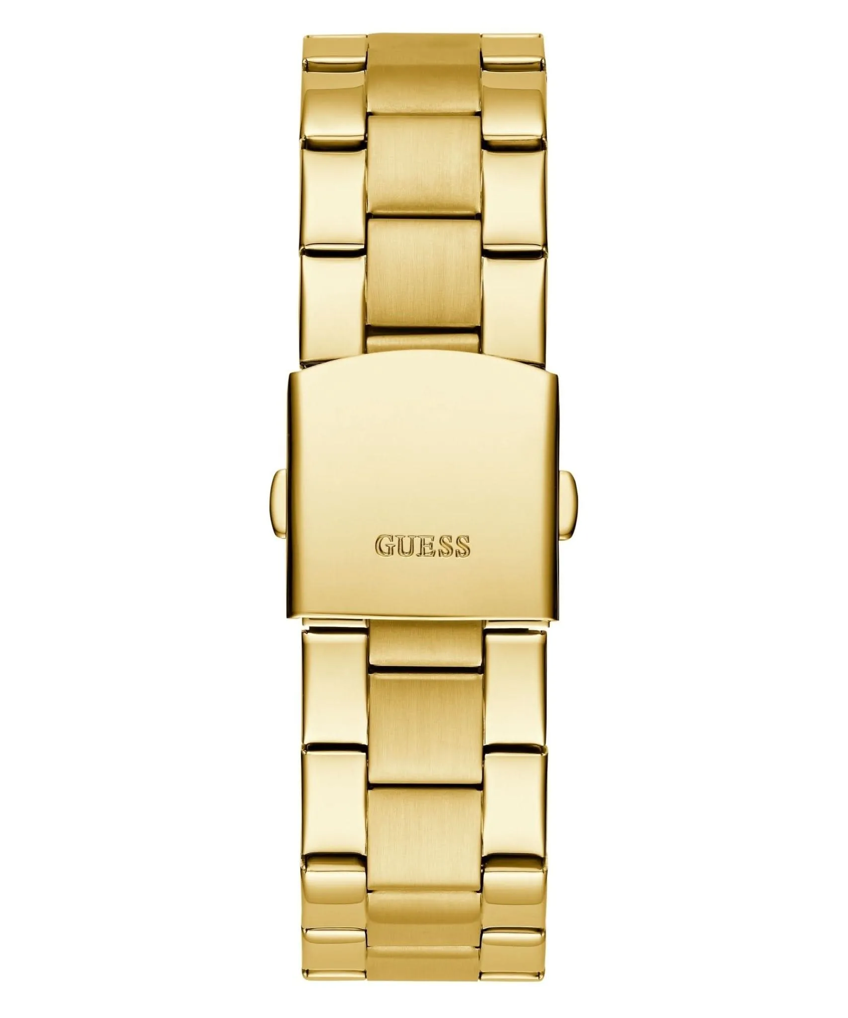 Montre Guess Gents Badge en acier inoxydable ton or GW0782G1