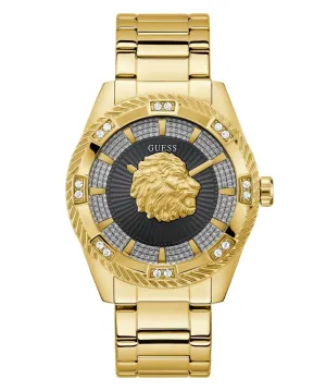 Montre Guess Gents Beast en acier recyclé ton or GW0783G1