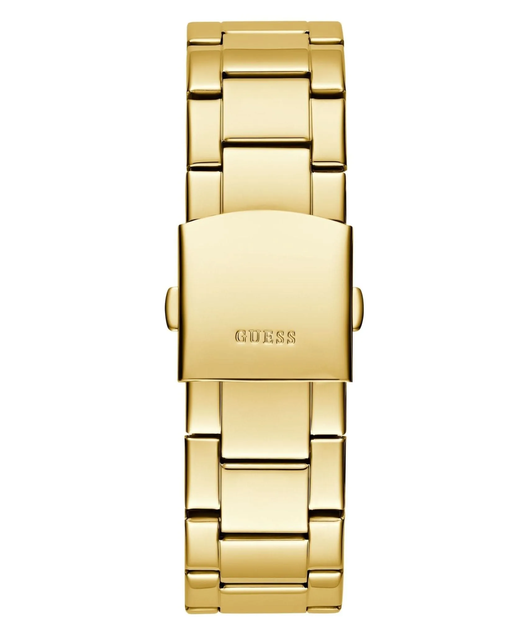 Montre Guess Gents Beast en acier recyclé ton or GW0783G1