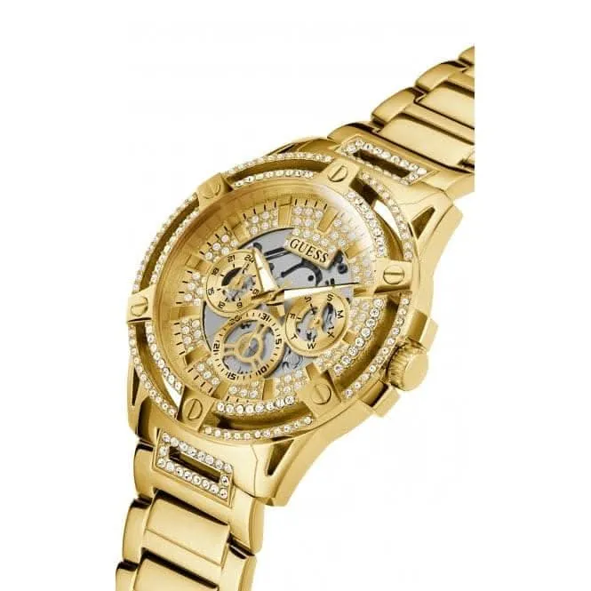 Montre Guess Gents King en acier inoxydable avec finition or GW0497G2