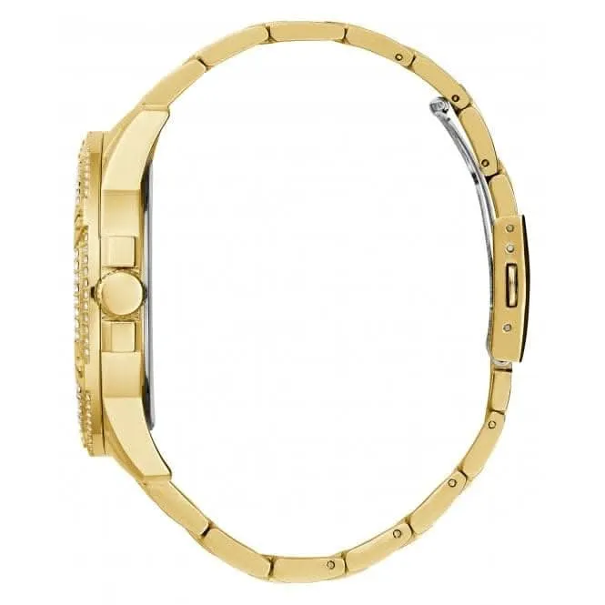 Montre Guess Gents King en acier inoxydable avec finition or GW0497G2
