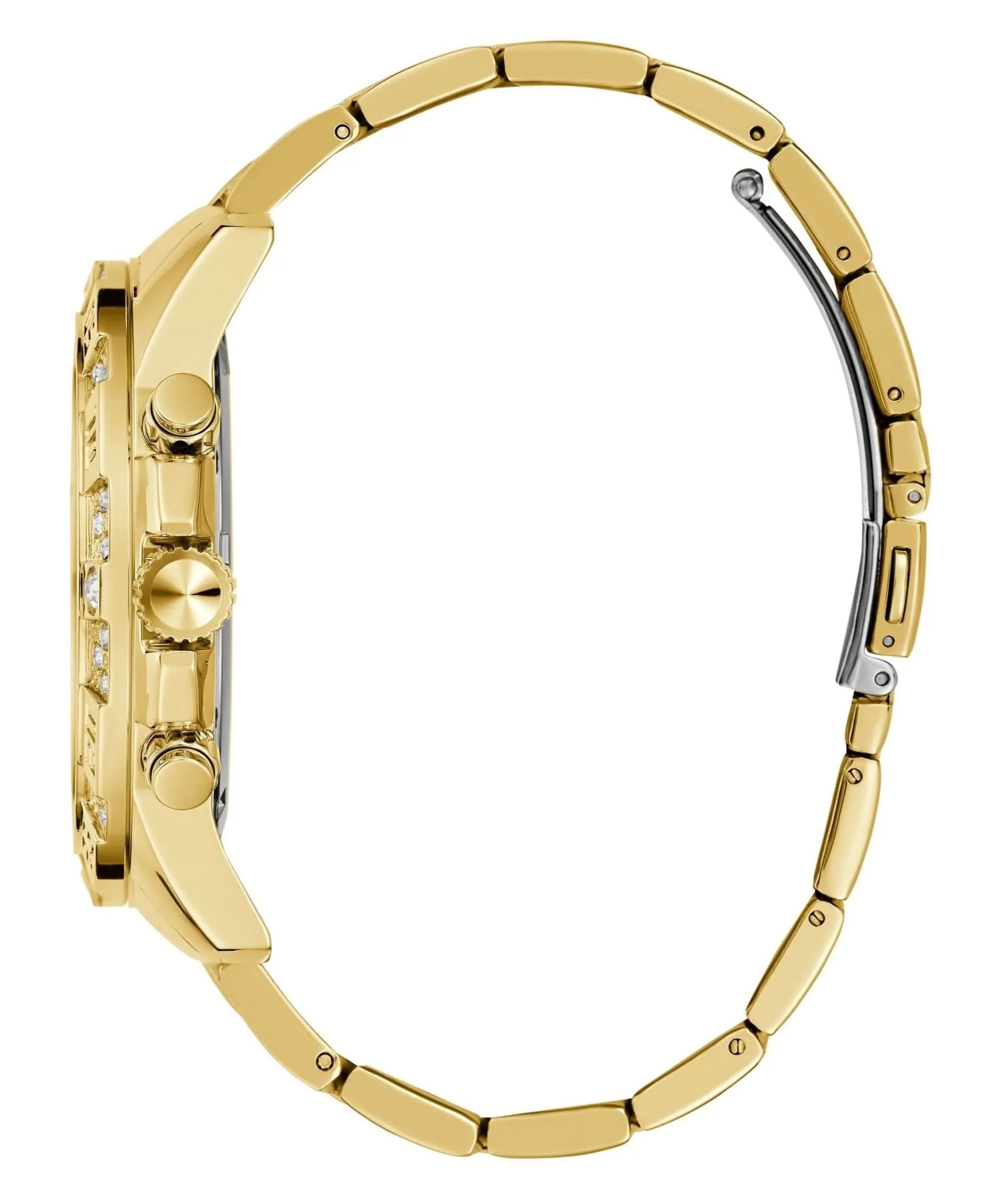 Montre Guess Gents Majestic en acier inoxydable avec finition or GW0796G2