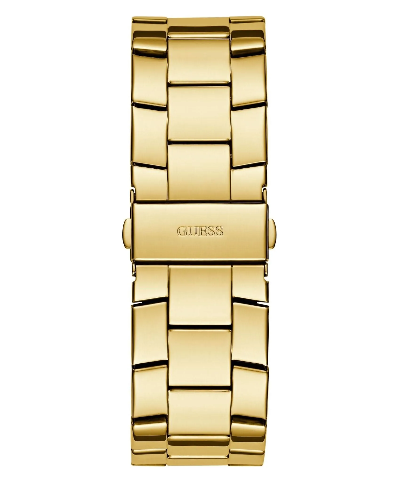 Montre Guess Gents Majestic en acier inoxydable avec finition or GW0796G2