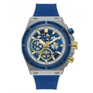 Guess Gents Chef-d'œuvre Montre Bleue GW0713G1