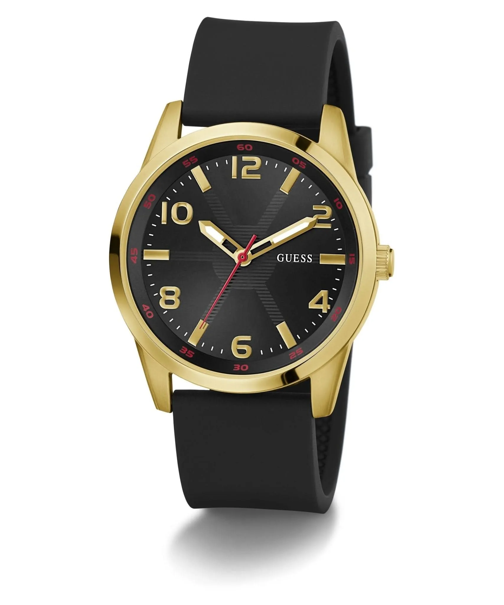 Montre Guess Gents Monte en silicone doré GW0805G2