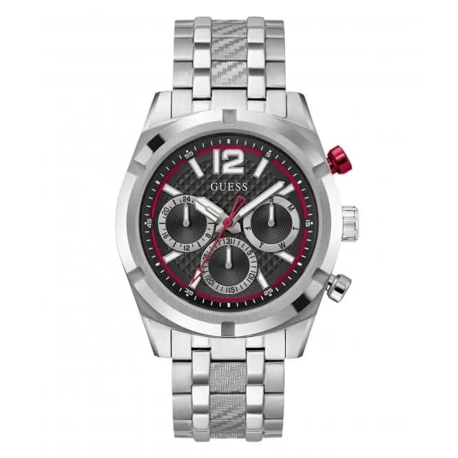 Montre Guess Gents Resistance en finition argentée GW0714G1