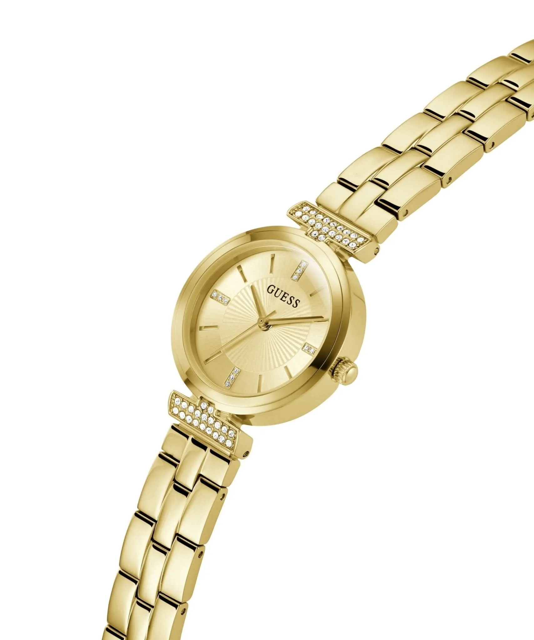 Montre Guess Ladies Array en acier recyclé ton or GW0762L2