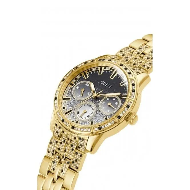 Montre Guess Ladies Cascade en acier inoxydable avec finition or GW0365L2